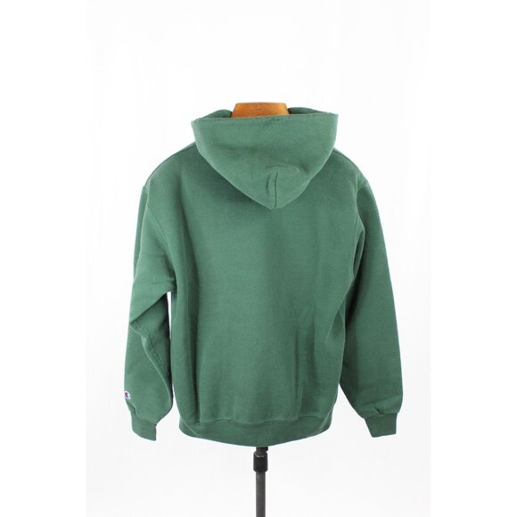 Champion NOTRE DAME Dark Green Cotton Blend Fleece Hoodie Sweatshirt, Size M - Picture 2 of 11